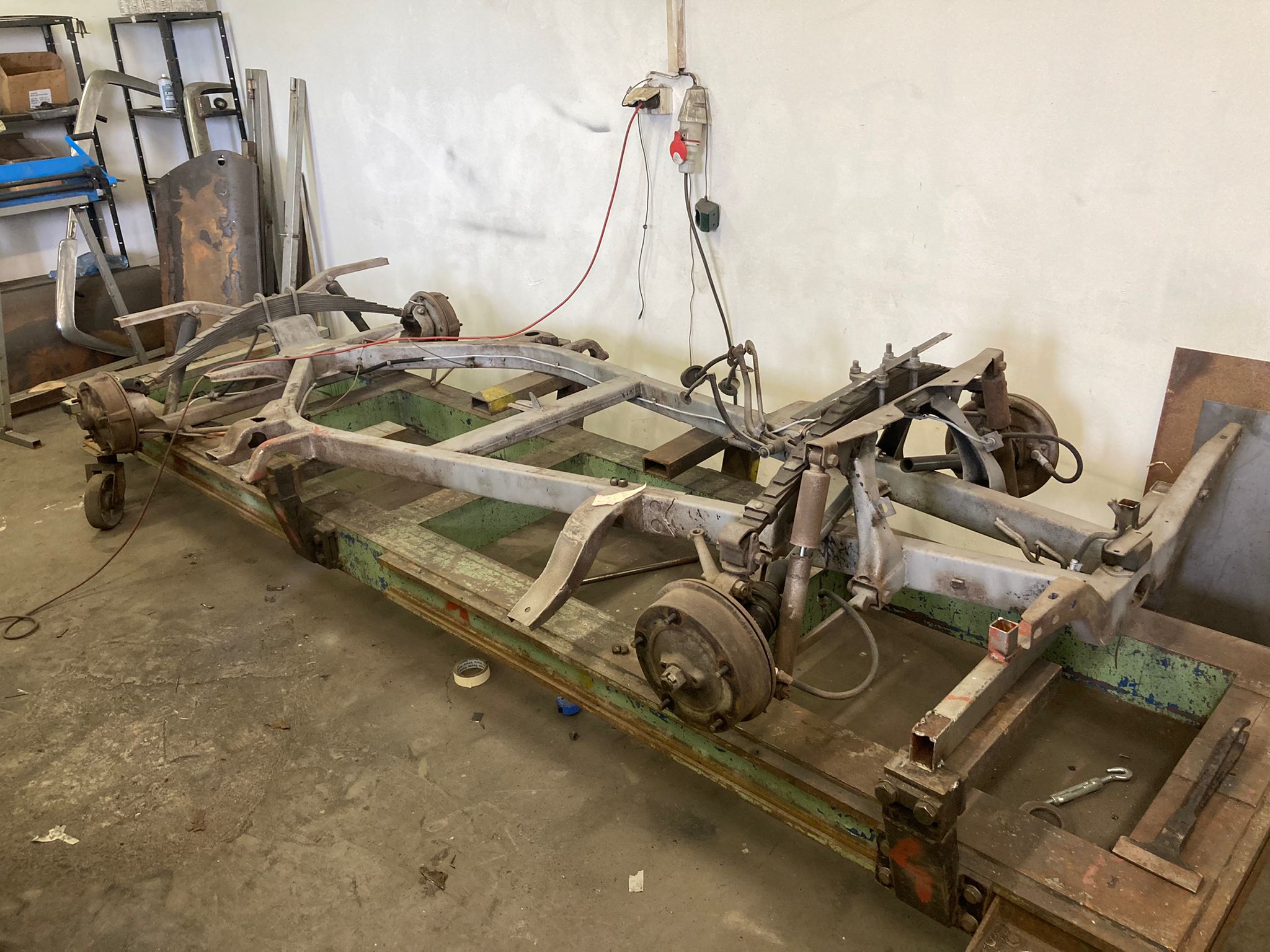 restauration restaurierung wartburg 311 cabrio rahmen