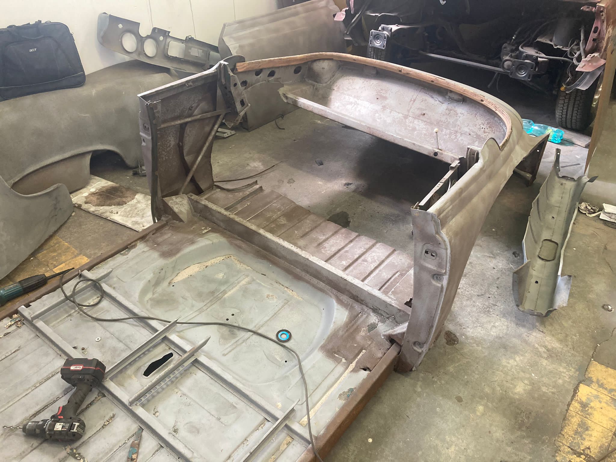 restauration restaurierung wartburg 311 cabrio heckblech