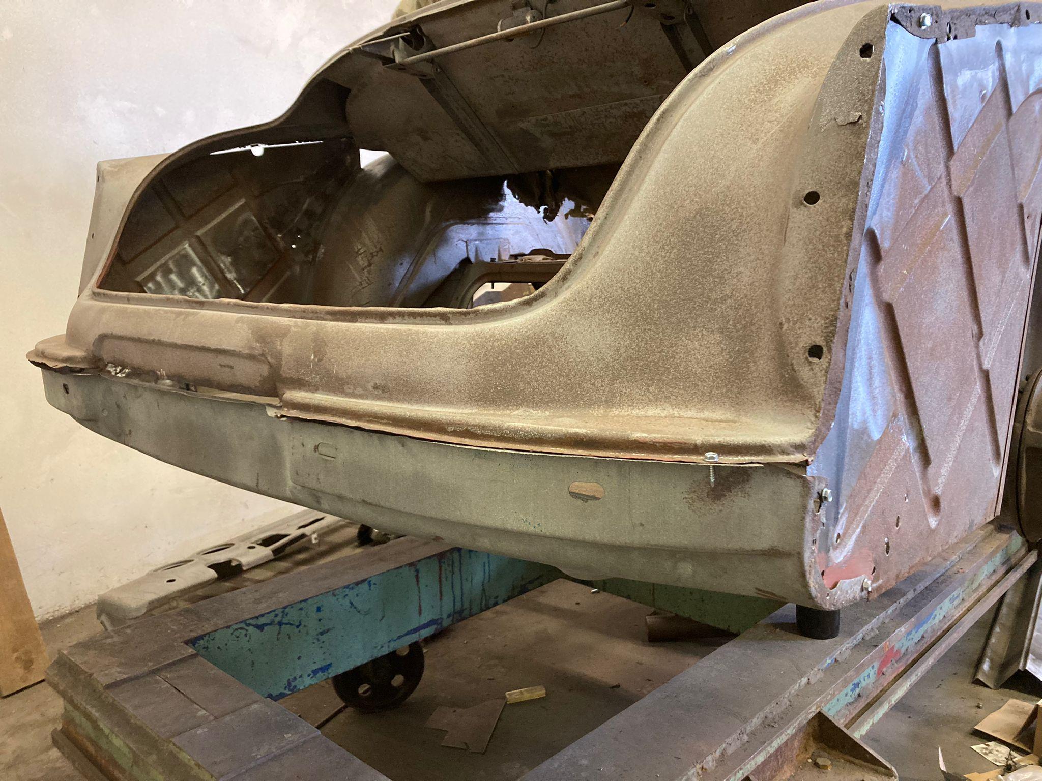 restauration restaurierung wartburg 311 cabrio karosserie heck