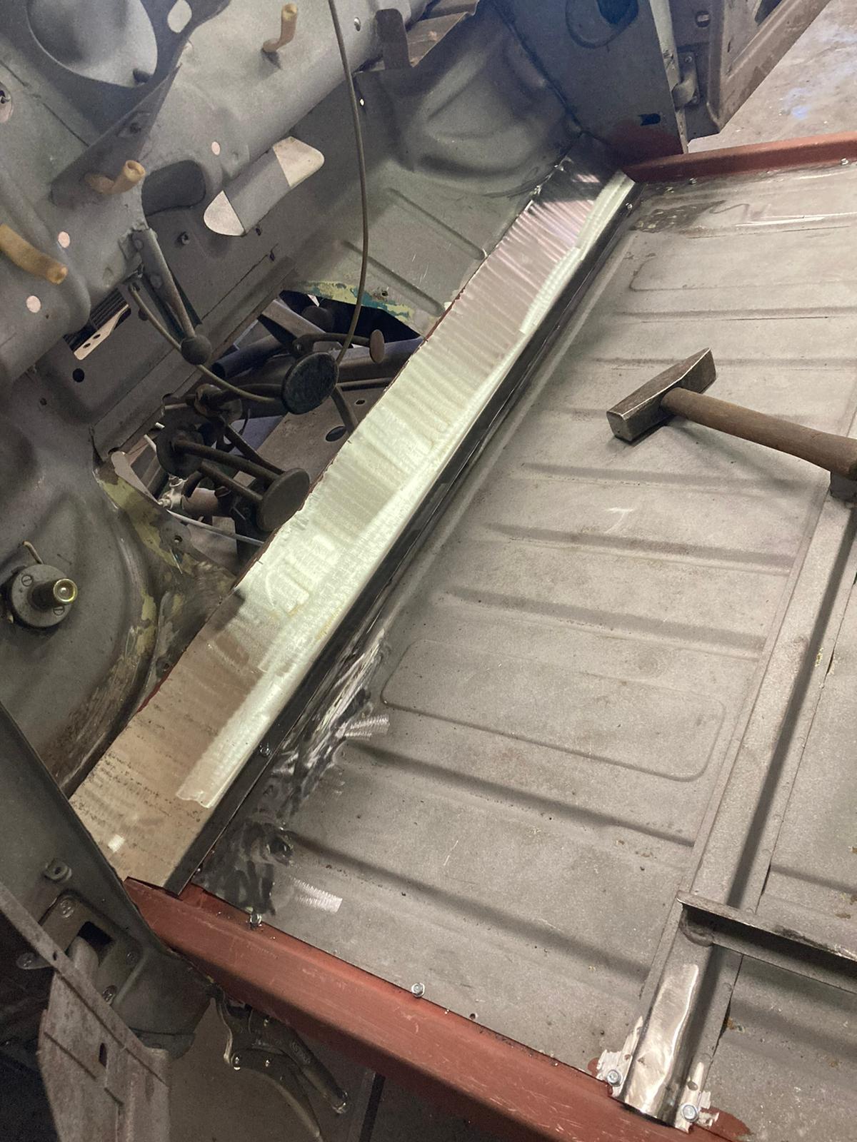 restauration restaurierung wartburg 311 cabrio karosserie bodenbleche