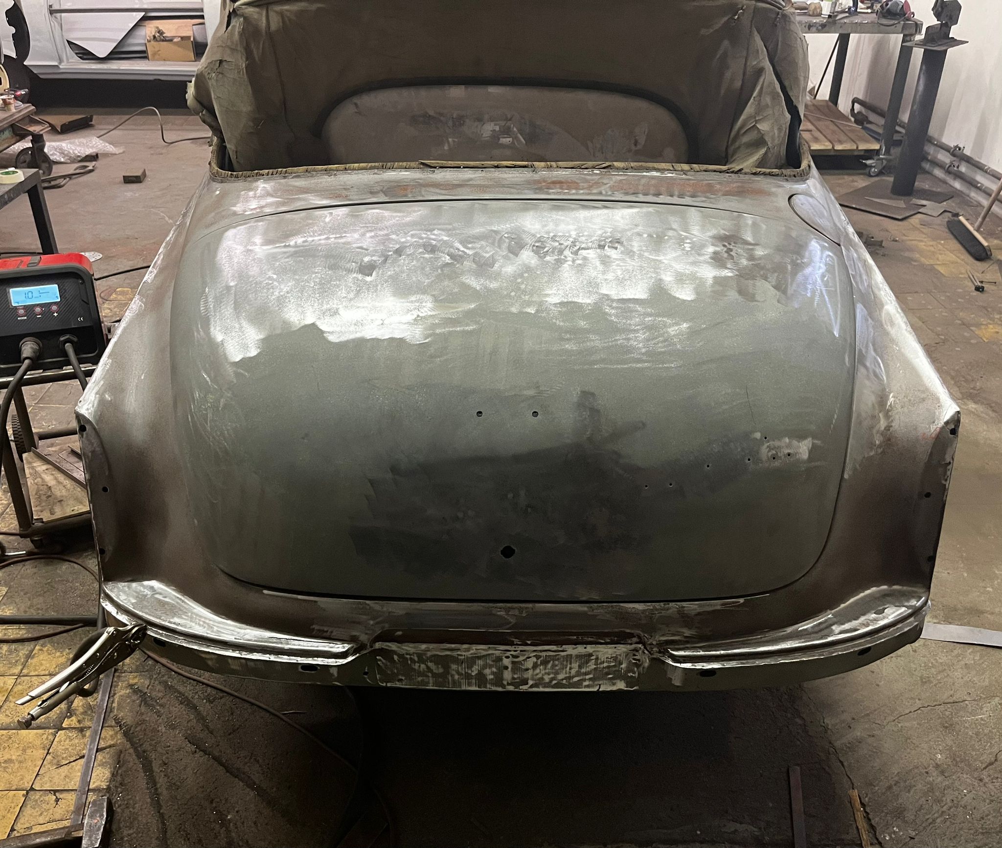 restauration restaurierung wartburg 311 cabrio karosserie kofferraumdeckel