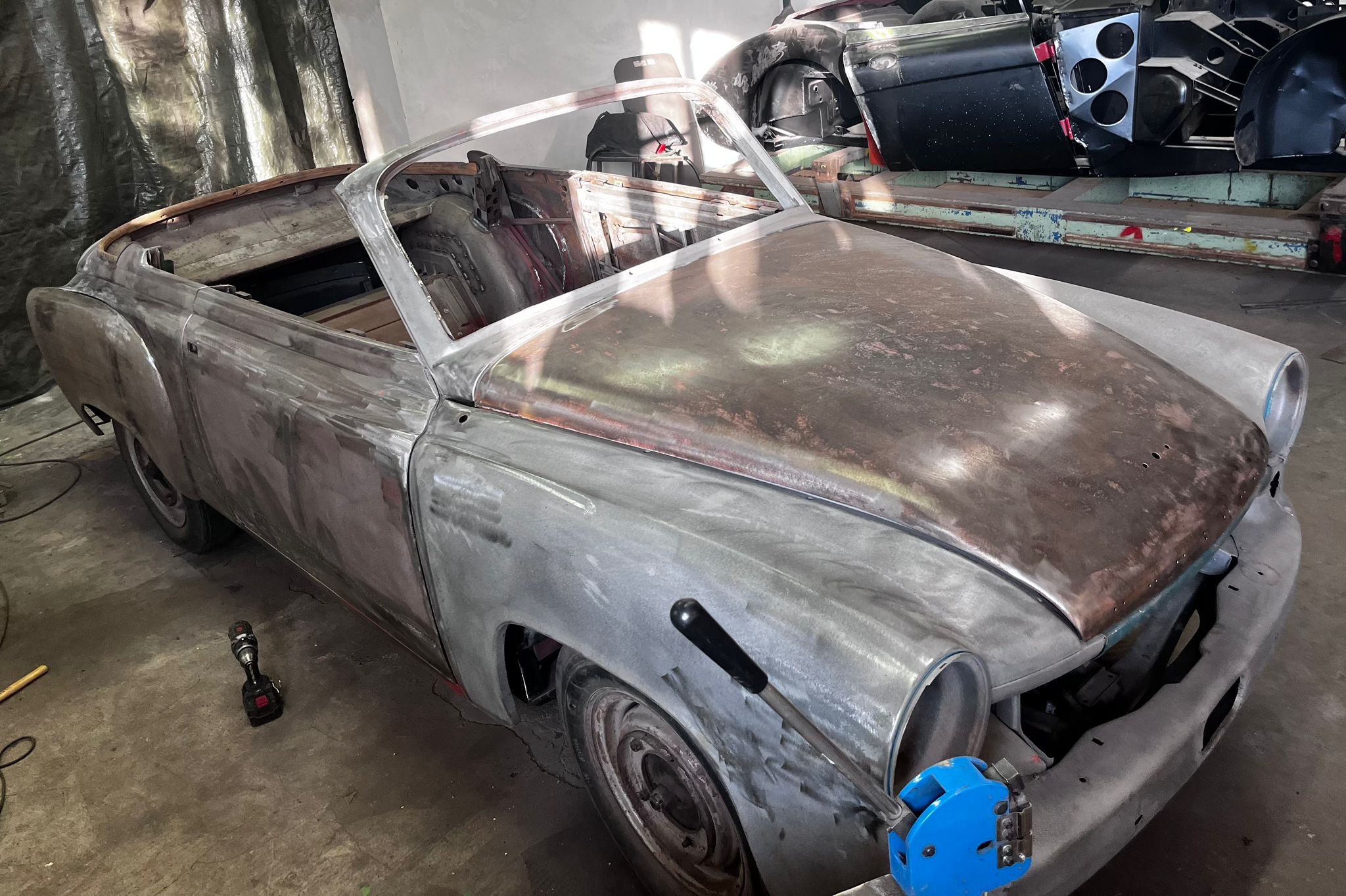 restauration restaurierung wartburg 311 cabrio karosserie kotflügel vorne