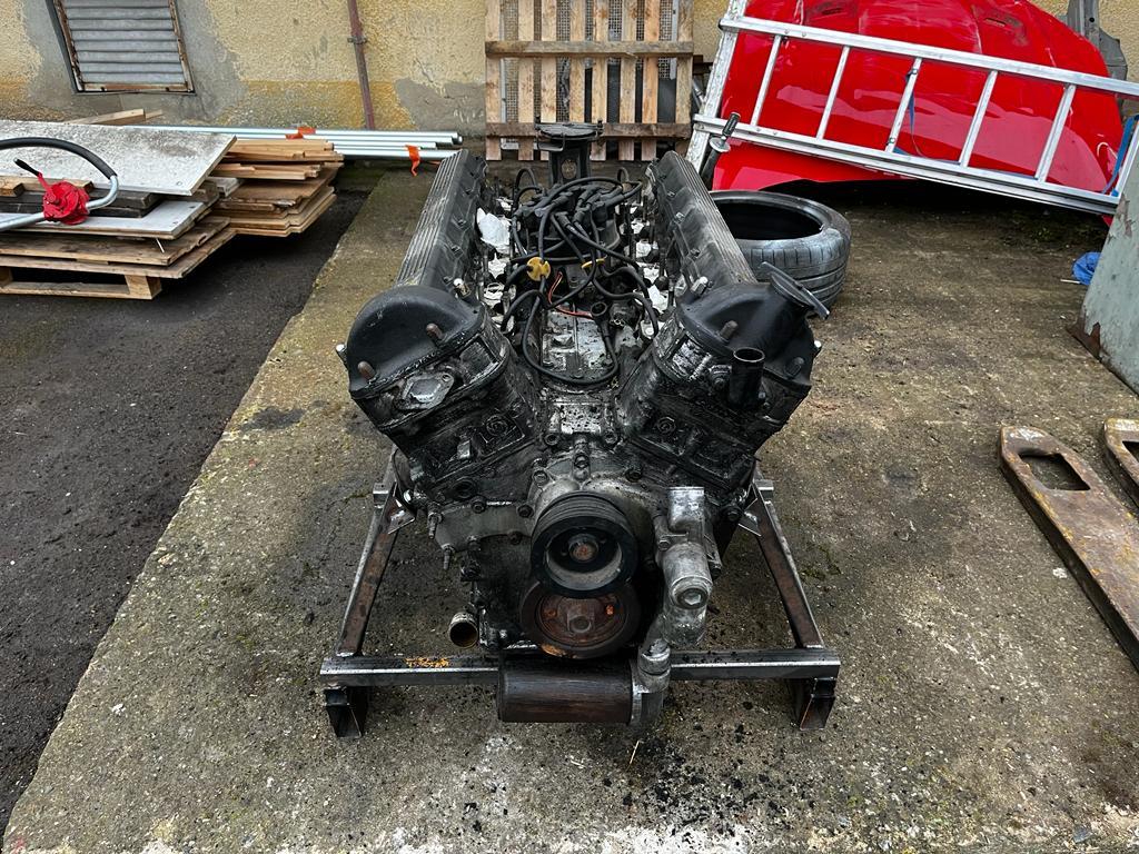 jaguar e-type V12 restaurierung restauration motor