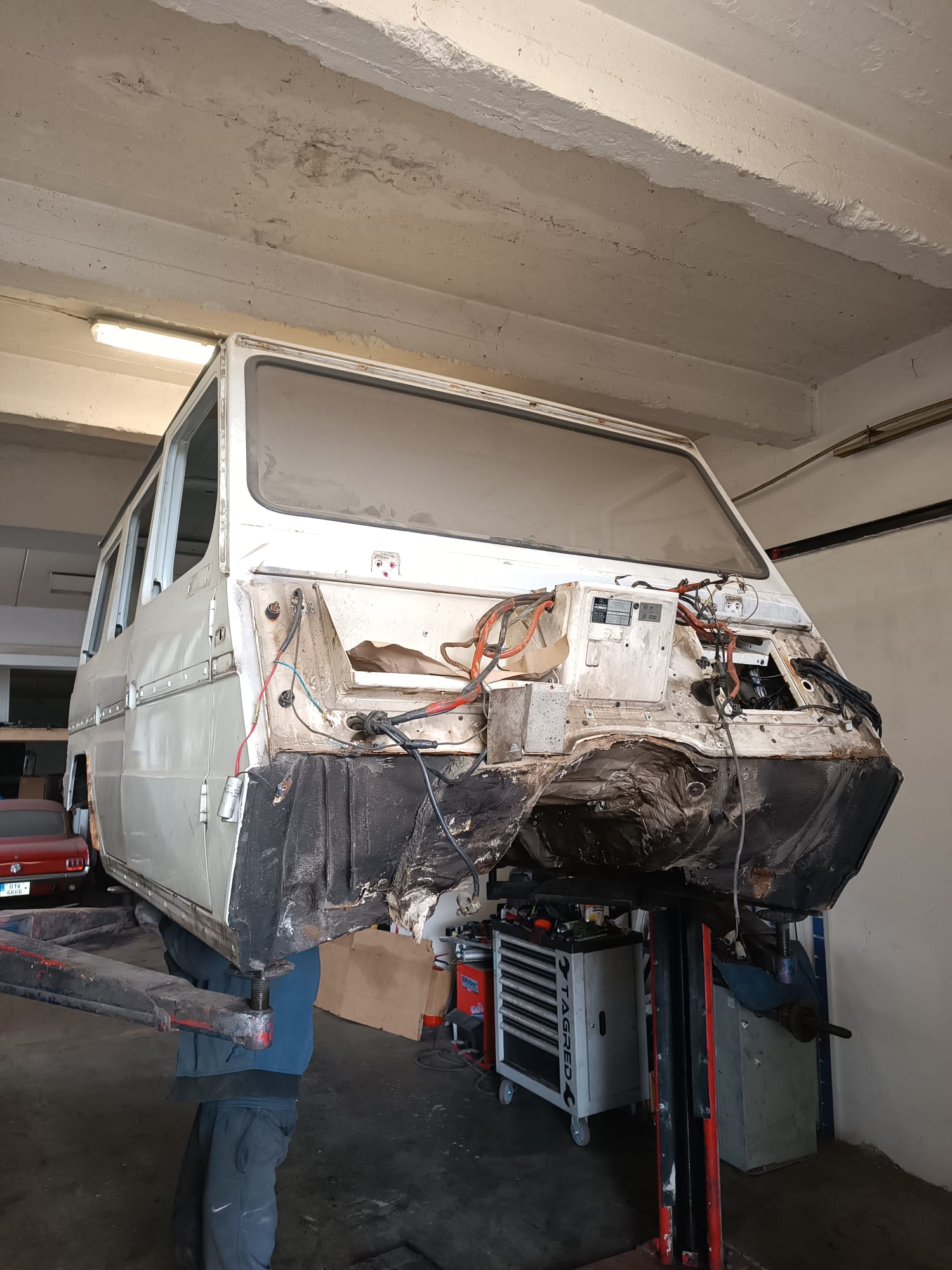 mercedes benz w460 g 280 ge restaurierung restauration karosserie