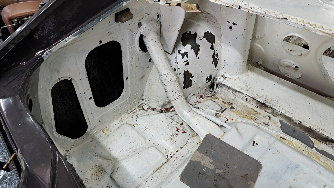 restauration restaurierung renault r17 kofferraum