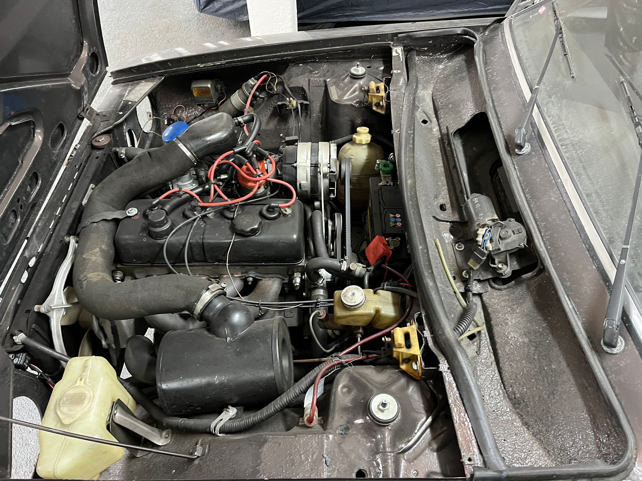 restauration restaurierung renault r17 motor