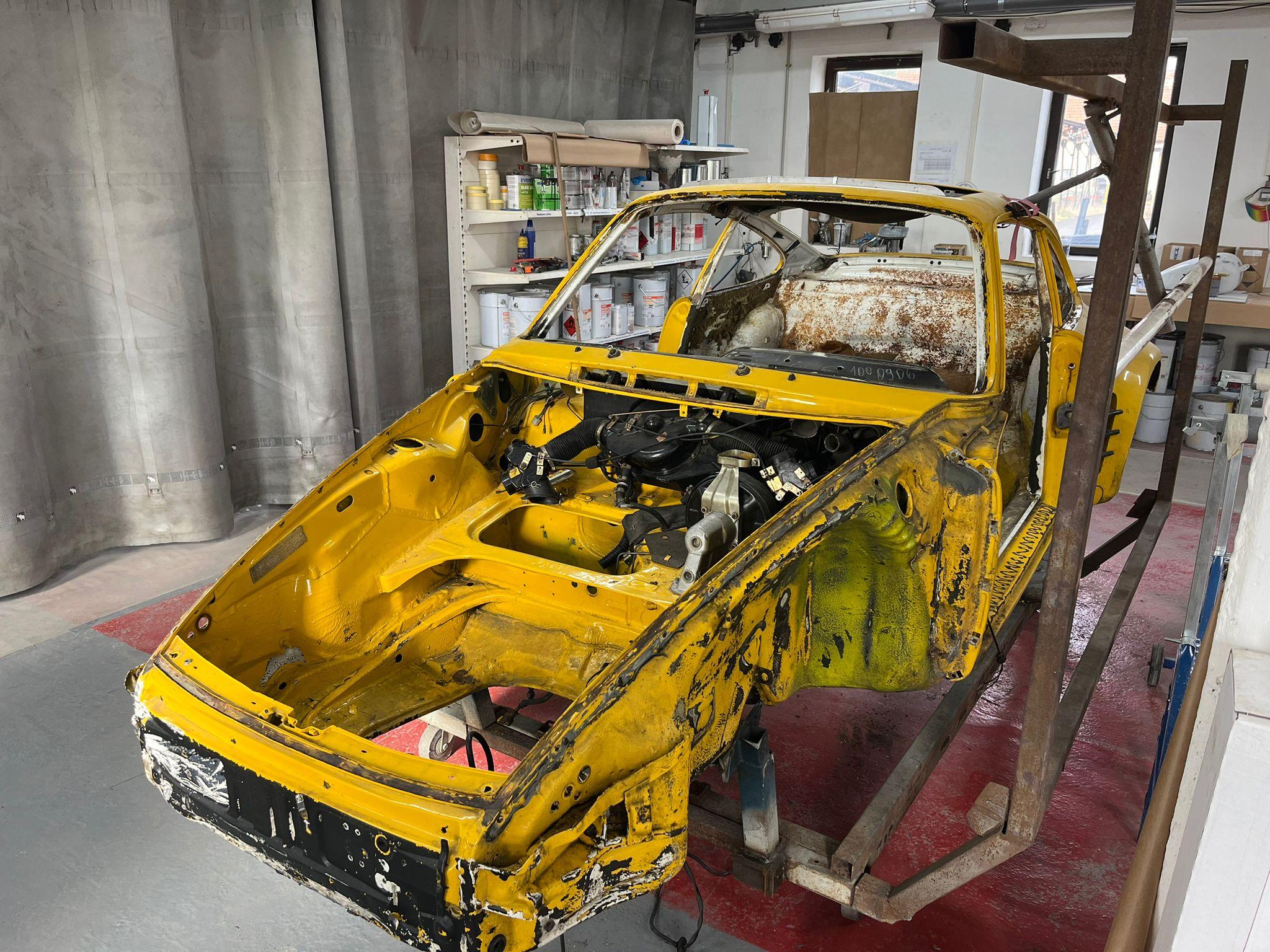 restauration restaurierung porsche 911 turbo g karosserie