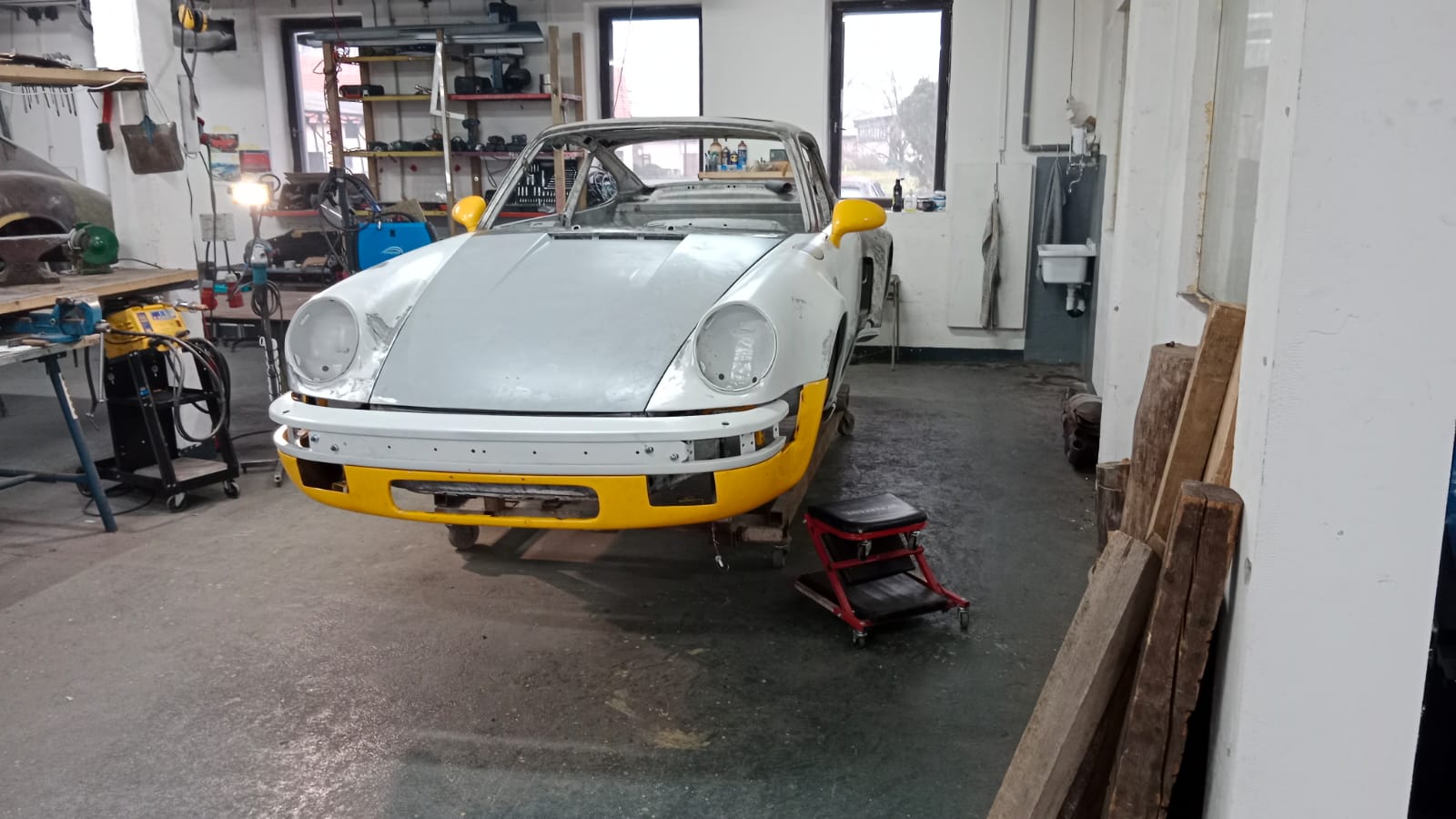 restauration restaurierung porsche 911 turbo g gfk karosserieteile